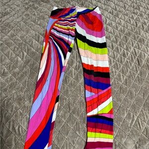 Emilio Pucci Multicolor Striped Pants